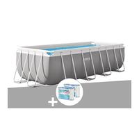 Kit piscine tubulaire Prism Frame rectangulaire 4,00 x 2,00 x 1,22 m + 6 cartouches de filtration