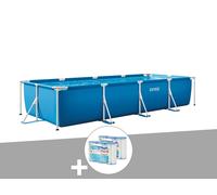 Kit piscine tubulaire rectangulaire 3,00 x 2,00 x 0,75 m + 6 cartouches - Intex