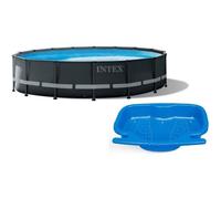 Kit piscine ultra xtr ronde tubulaire (ø)4,88 x (l)1,22m et pédiluve