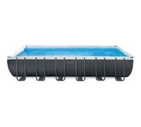 Intex 26364GN piscine hors sol Rectangle Gris