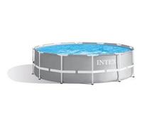 Intex 28270NP Piscine hors sol Rond 10600 L Gris