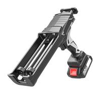 Kit pistolet adhésif électrique avec batterie 2,0 Ah, lumière LED, 6 vitesses réglables, fonction de vitesse constante pour calfeutrer, remplir, sceller