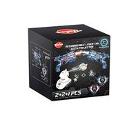 Kit pistolet laser rechargeable 2 joueurs, projecteur LED, 3 objectifs, affichage numérique des points, jeu interactif