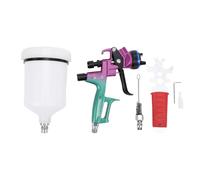 Kit Pistolet pulv é risateur HVLP pulv é risateur de Peinture Professionnel | La technologie HVLP avancée offre une atomisation uniforme et une pulvérisation réduite pour les projets d'art mural sur meub