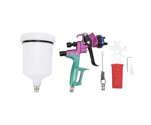 Kit Pistolet pulv é risateur HVLP pulv é risateur de Peinture Professionnel | La technologie HVLP avancée offre une atomisation uniforme et une pulvérisation réduite pour les projets d'art mural sur meub