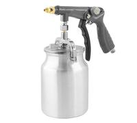 Kit pistolet pulvérisateur de sous-couche - Tuyaux de pulvérisation à 360° et ventouse pour doublure de lit de camion et voiture antirouille Applicateur de sous-couche en caoutchouc professionnel