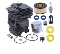 Kit Piston 44 mm for tronçonneuse MS251: Cylindre, axe, Bague, Joint, Filtre, Bougie, Ampoule De Rechange