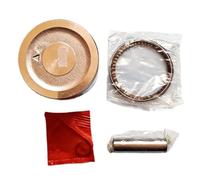 Kit Piston 60 mm Compatible avec Tondeuse GXV120 118 cm³ 4 Temps CV HR194 214 215 : Segments, axe et Clip de