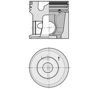 Kit piston avec chemise de cylindre 40622960 KOLBENSCHMIDT pour FIAT CLAAS