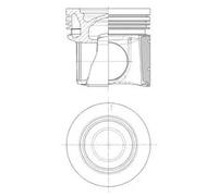 Kit piston avec chemise de cylindre 41677960 KOLBENSCHMIDT