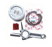 Kit Piston-bielle alésage 92 mm avec axe et circlip, Compatible Moteur à Essence 192F 445 cm³ 14 Trous, pièces for générateur 8 KW(Indigo)