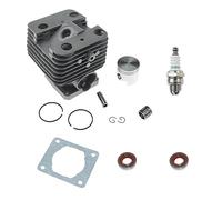 Kit Piston-Cylindre 38 mm 4134 020 1212 Compatible avec débroussailleuse FS200 FS200R et scie à débroussailler 4134 020 1207