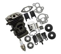 Kit piston-cylindre 39 mm compatible avec les modèles 240, 240E, 235E, 235, 236 et 236E. Comprend un joint de palier de vilebrequin, un support de tampon AV et un support de fixation.