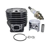 Kit Piston-Cylindre 48 mm Compatible avec Les tronçonneuses 262xp et 261, pièce détachée d'origine OEM 503541171 avec Bougie d'allumage