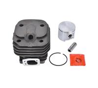 Kit Piston Cylindre 61 48 mm chromé for tronçonneuse 61,5 cm³, Bague de Cylindre, goupille, circlips, Assemblage Koblen