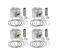 Kit Piston Cylindre Kit Pistons D'anneaux Pour Moto STD- + 100 48.5mm-49.5mm Pour CBR250RR Pour CBR22 Pour KAZ MC22 CB250 MC23 Pour Jade Pour Hornet 25