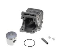 Kit Piston-Cylindre renforcé G2500 34 mm Compatible avec Les tronçonneuses 2500 25 cm³ (modèles A305, STIGA, SPR255 et CJ300) buse