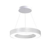 Kit Plafonnier LED Blanc Rond 36W 50cm avec Kit de Suspension - Blanc Chaud 2300K - 3500K - SILAMP