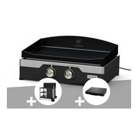 Kit plancha électrique allure 260 duo le marquier + desserte + couvercle