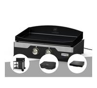 Kit plancha électrique allure 260 duo le marquier + desserte + couvercle + houss