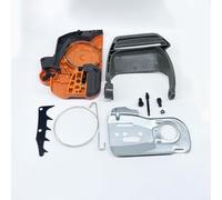 Kit plaque de guidage et couvercle de déflecteur de tronçonneuse compatible avec 435/440/445/450/445E/450E, remplace 358382000 et 544094001