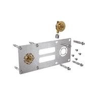 plaque de fixation - entraxe 150 - pour tube per robifix 16 mm - gripp 008825