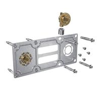 Watts - Kit plaque ROBIFIX pour tube PER/PB - entraxe 150 mm - raccord coudé à sertir - Ø sortie