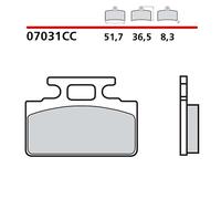 KIT PLAQUETTES DE FREIN ARRIERE BREMBO POUR HONDA RS R 250 93-02-COD.07031