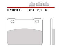 KIT PLAQUETTES DE FREIN AVANT BREMBO POUR SYM WOLF CLASSIC 300 19-20-COD. 07101