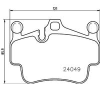 Kit Plaquettes De Frein PAGID Pour Porsche 911 Cabriolet 997 987
