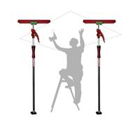 Kit plaquiste - 2 étais 155 à 290 cm avec accessoires et sac de rangement - PIHER - 34017