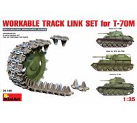 Kit Plastic T-70M Chenilles Travail MINIART Échelle 1:35