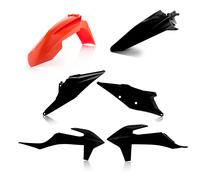 Kit Plastique ACERBIS Noir/Orange KTM SX 125 2019 2020 2021 2022 0023480.313