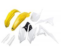Ufo Yamaha Yzf 250/450 2014-2018 Yakit318f-999d Fork Protectors & Plastics Kit Blanc