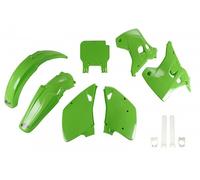 Ufo Kawasaki Kx 125/250 1993-1993 Kakit194f-026 Fork Protectors & Plastics Kit Vert