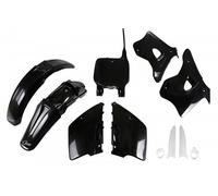 kit plastique carènes FULL Kawasaki KX 125 - 250 1996 - 1998 OVNI noir