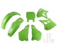 Ufo Kawasaki Kx 250 90-91 Kakit188f@ Plastics Kit Vert