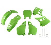 kit plastique carènes FULL Kawasaki KX 250 1990 - 1991 Ufo Plast vert