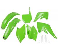 Ufo Kawasaki Kxf 250 2004-2005 Kakit203f-026 Fork Protectors & Plastics Kit Vert