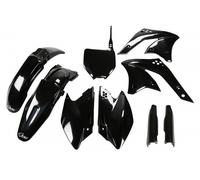 Ufo Kawasaki Kxf 250 2008-2008 Kakit210f-001 Fork Protectors & Plastics Kit Noir