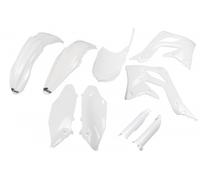 Ufo Kawasaki Kxf 450 2013-2015 Kakit220f-047 Fork Protectors & Plastics Kit Blanc