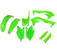 Ufo Kawasaki Kxf 450 2016-2017 Kakit223f-aflu Fork Protectors & Plastics Kit Vert