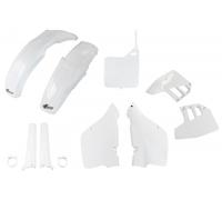 Ufo Suzuki Rm 125 1992-1992 Sukit397f-041 Fork Protectors & Plastics Kit Blanc