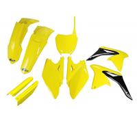 Ufo Suzuki Rmz 250 2010-2018 Sukit411f-102 Fork Protectors & Plastics Kit Jaune