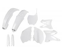 Ufo Yamaha Yz 125/250 2008-2014 Usa Yakit307f-046 Fork Protectors & Plastics Kit Blanc