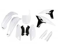 Ufo Yamaha Yzf 250 2010-2010 Yakit308f-046 Fork Protectors & Plastics Kit Blanc