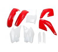 Ufo Honda Cr 125 R 01 Hokit100f@999 Plastics Kit Rouge,Blanc