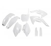 Ufo Honda Crf 150r 2007-2024 Hokit111f-041 Fork Protectors & Plastics Kit Blanc