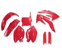 Ufo Honda Crf 250r 2006-2007 Hokit105f-070 Fork Protectors & Plastics Kit Rouge