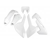 Ufo Husqvarna Te/tx/fe 2017-2019 With Headlight Hukit621-041 Plastics Kit Blanc
